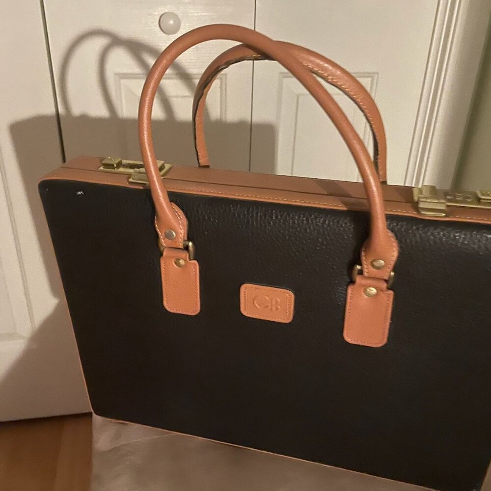 Designer Vintage Briefcase (1980's)